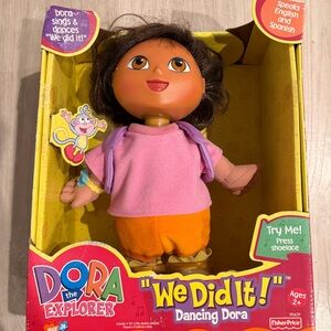 Fisher Price Dora the Explorer "We Did It" Dancing Dora Nick Jr 2001